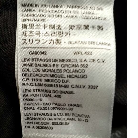 Levi’s 505 Straight Jeans – Black – Size 27 - Picture 6 of 8